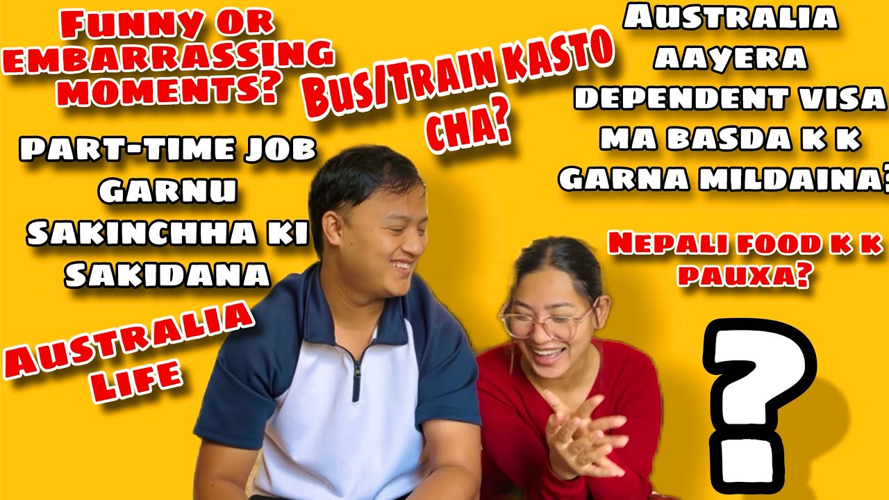 “Australia Life Q&A 🇦🇺 | Dependent Visa, Part-Time Job, Nepali Food & More”