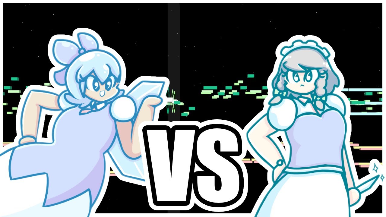 [Sylvysprit] Sakuya VS Cirno ~ Beloved Flowering Tomboyish Night