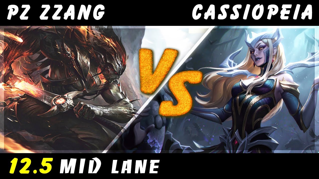 Pz Zzang - Yasuo vs Cassiopeia MID Patch 12.5 - Yasuo Gameplay