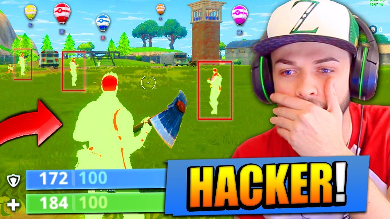 Я нашел ХАКЕРА в Fortnite: Battle Royale...!