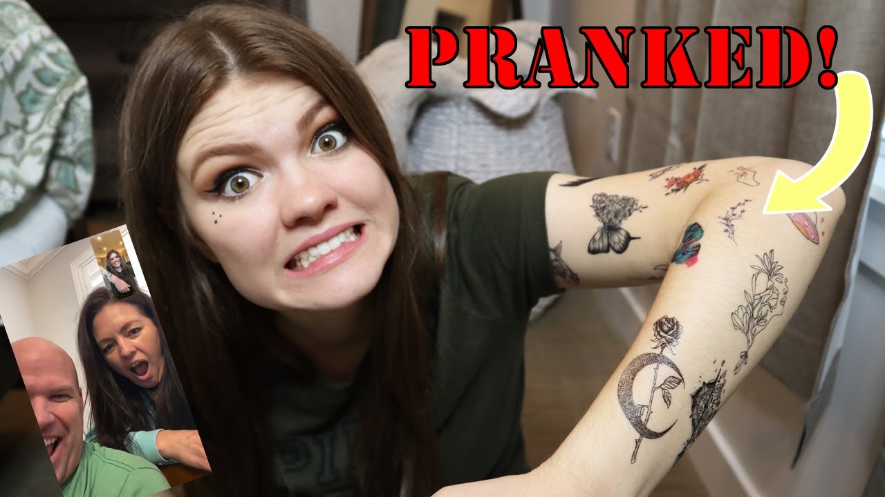 Tattoo PRANK on my Family!