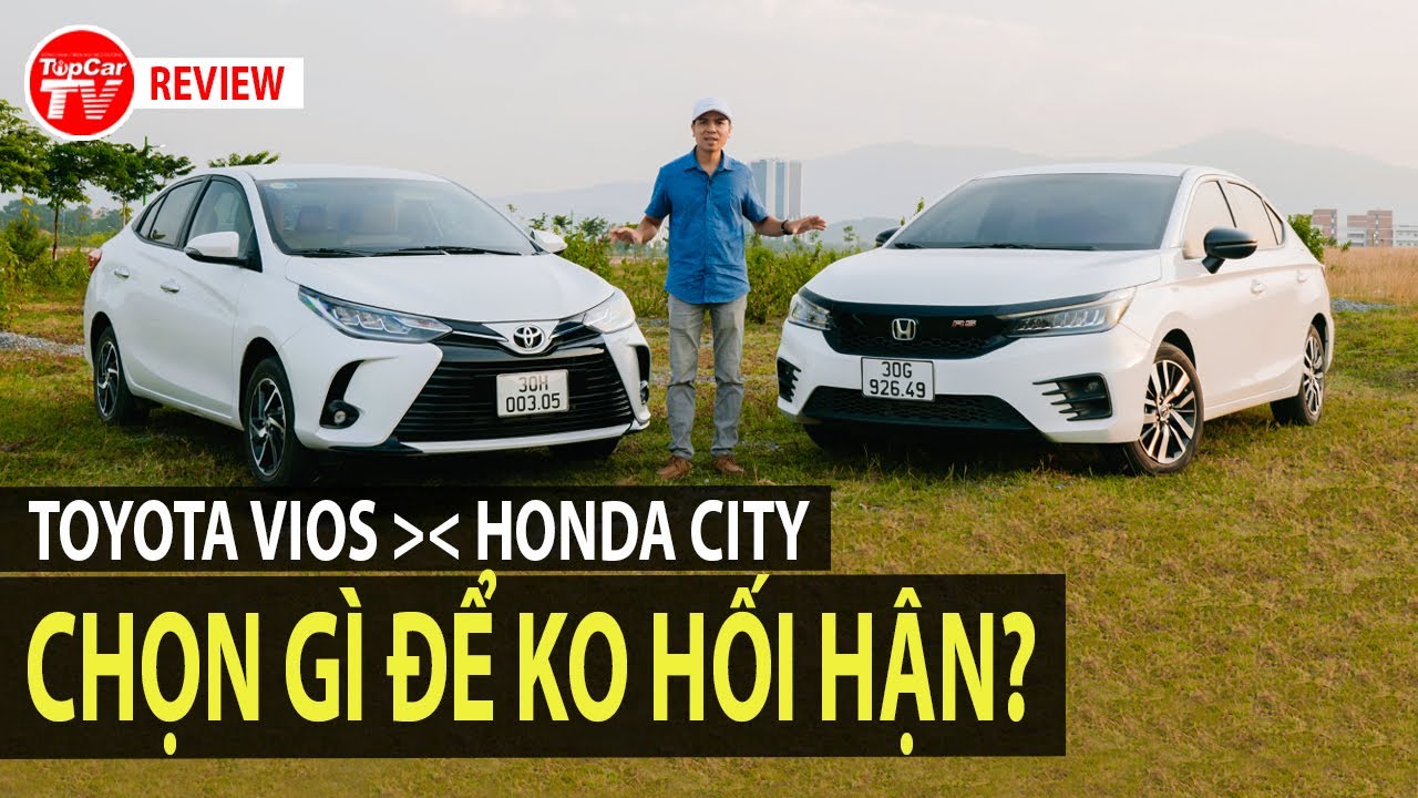 So sánh Honda City và Toyota Vios - Cuộc đối đầu cam go nhất phân khúc sedan hạng B | TIPCAR TV