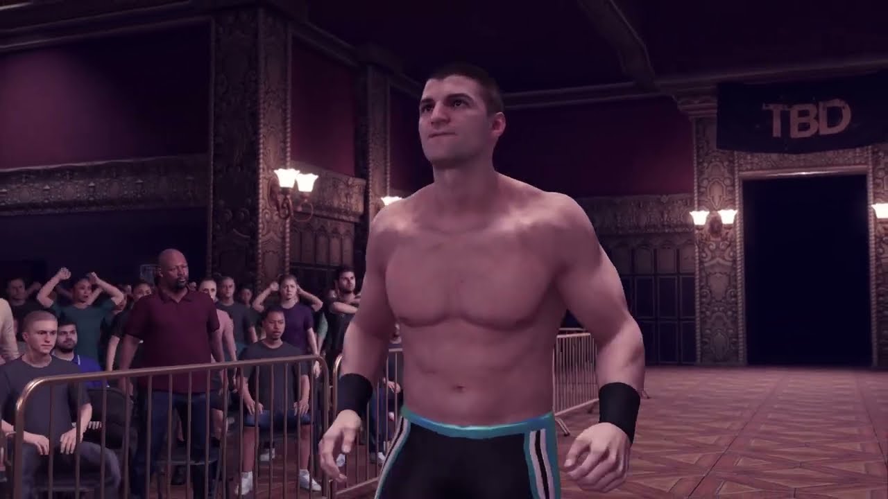 WWE 2K24:- MyRise:- Going back to my roots.