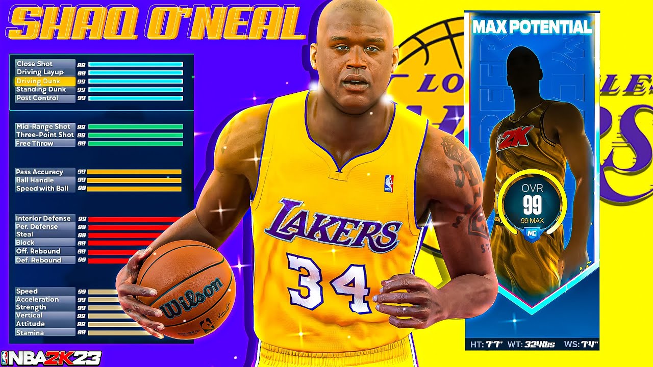 I made Shaq EXACT build on NBA 2K23 OLD & NEW GEN!