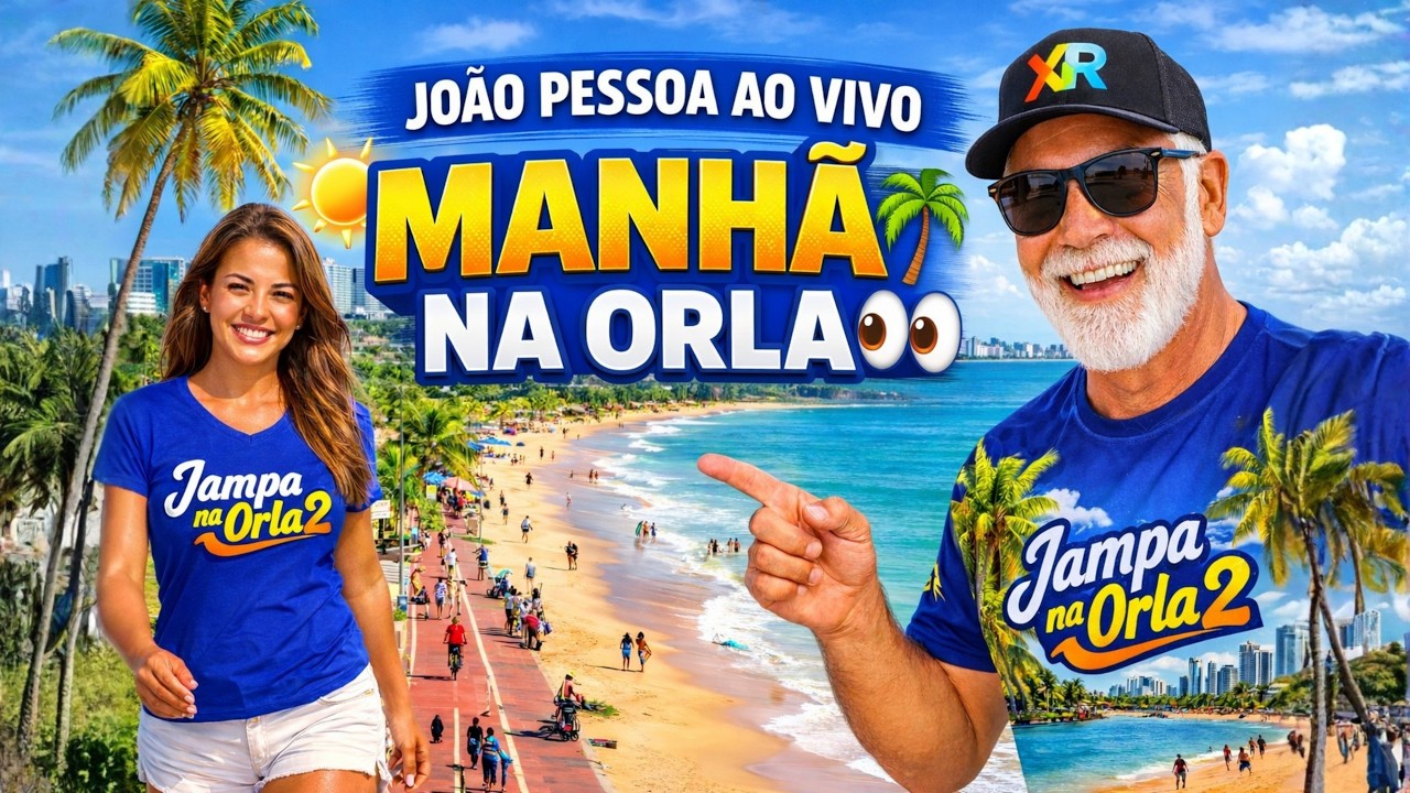 👉 JOÃO PESSOA AO VIVO 🌅 | Olha Como Está a Manhã nas Orlas 👀 | Brazil LIVE