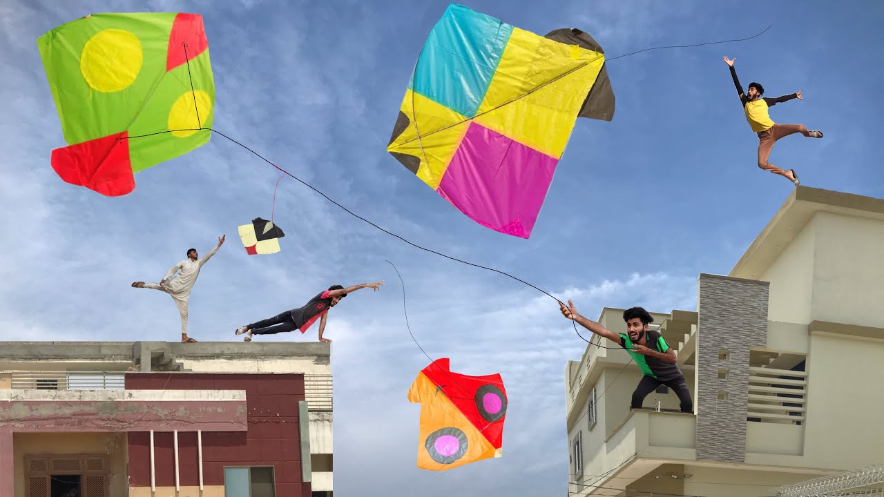 Patang Caught with kite Challenge vs Fight | kite Lovers