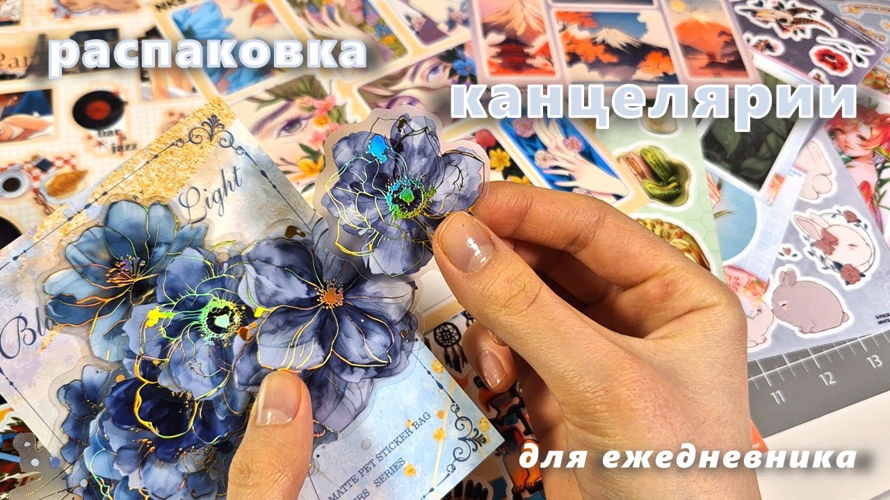 Распаковка новой ✨ канцелярии ✨ для ЕЖЕДНЕВНИКА (и читательского дневника)