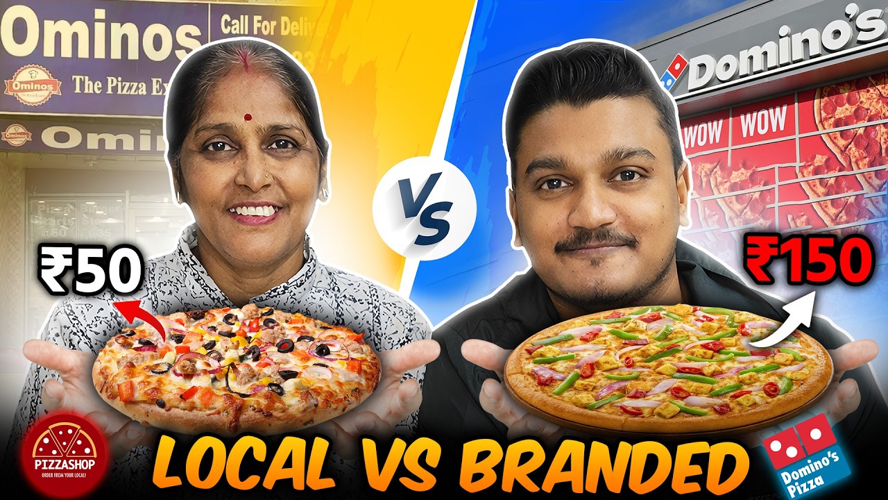 Original Dominos vs Copy Ominos I Local Vs Branded Pizza