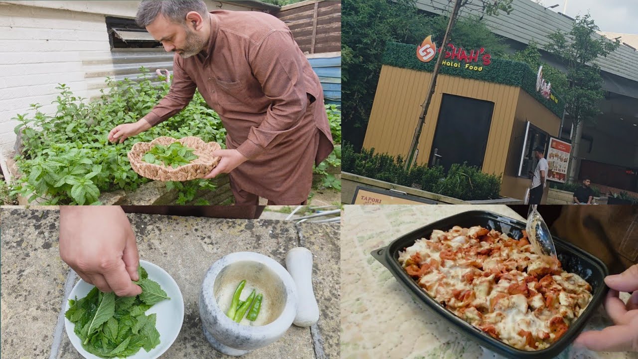 Shah's Halal Food Opens in High Wycombe | Fresh Mint Straight from the Garden!