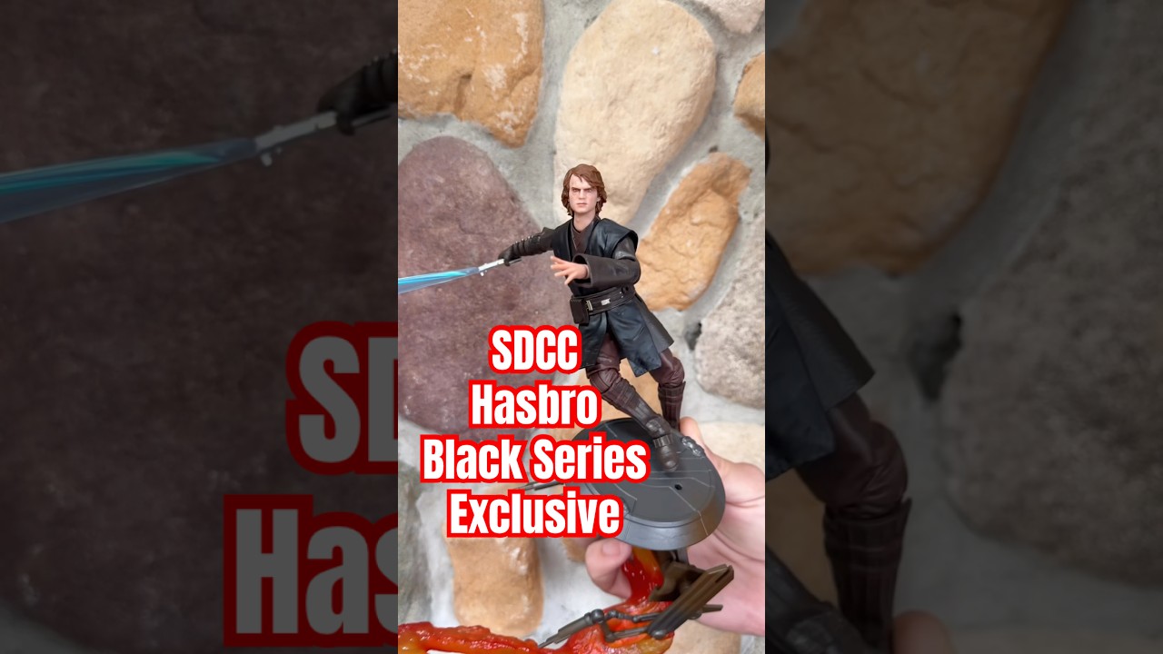 SDCC Black Series Exclusive Obi Wan and Ananin!