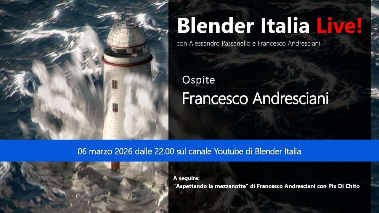 Blender Italia Live! - Francesco Andresciani
