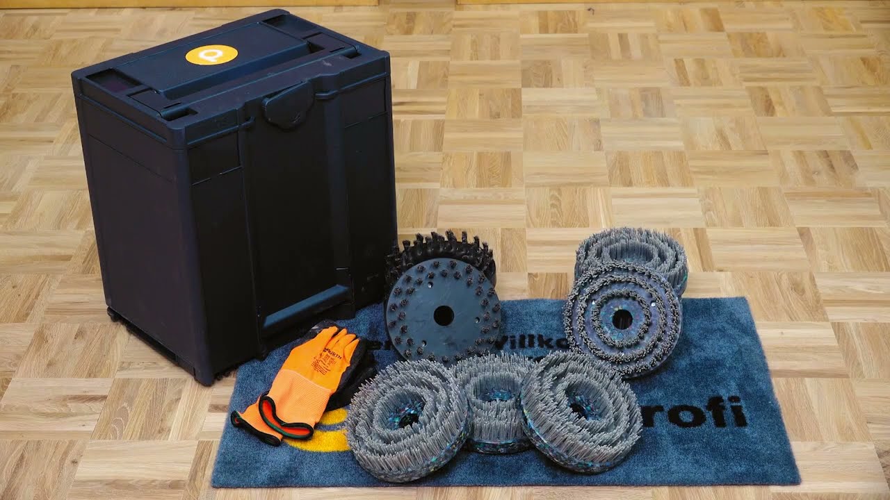 PALLMANN SPIDER - Comment brosser un parquet