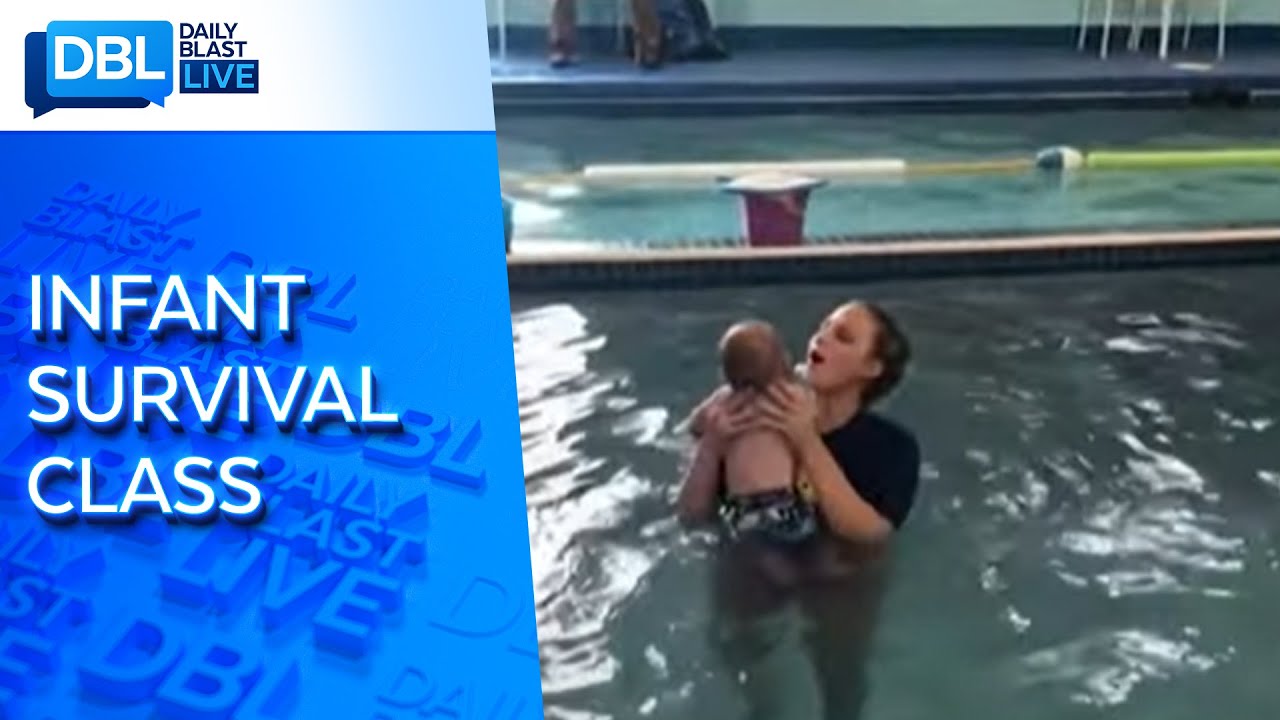 Baby's Swim Lesson Video Goes Viral