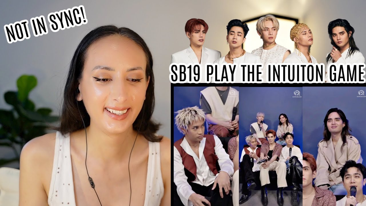 SB19 plays the Intuition Game With Rappler REACTION