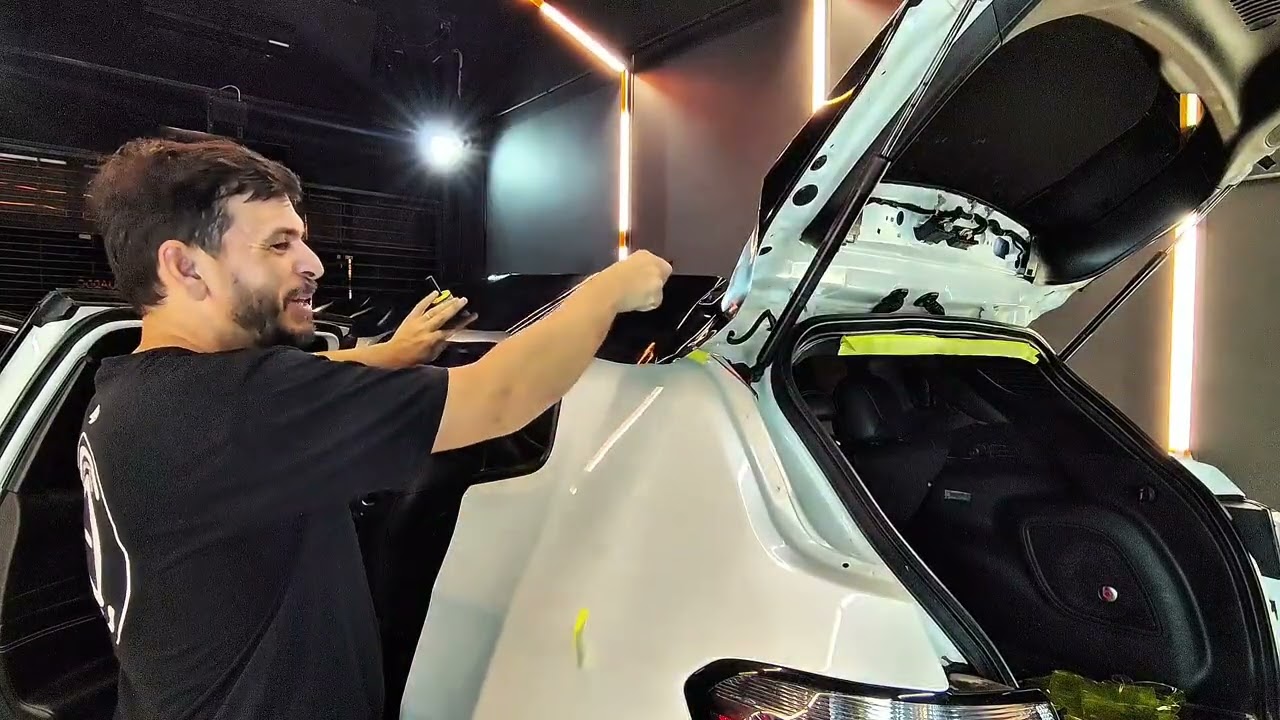 1° JEEP COMPASS DE 2026- Envelopamento Teto, Colunas e Aerofólio ( Passo a passo)