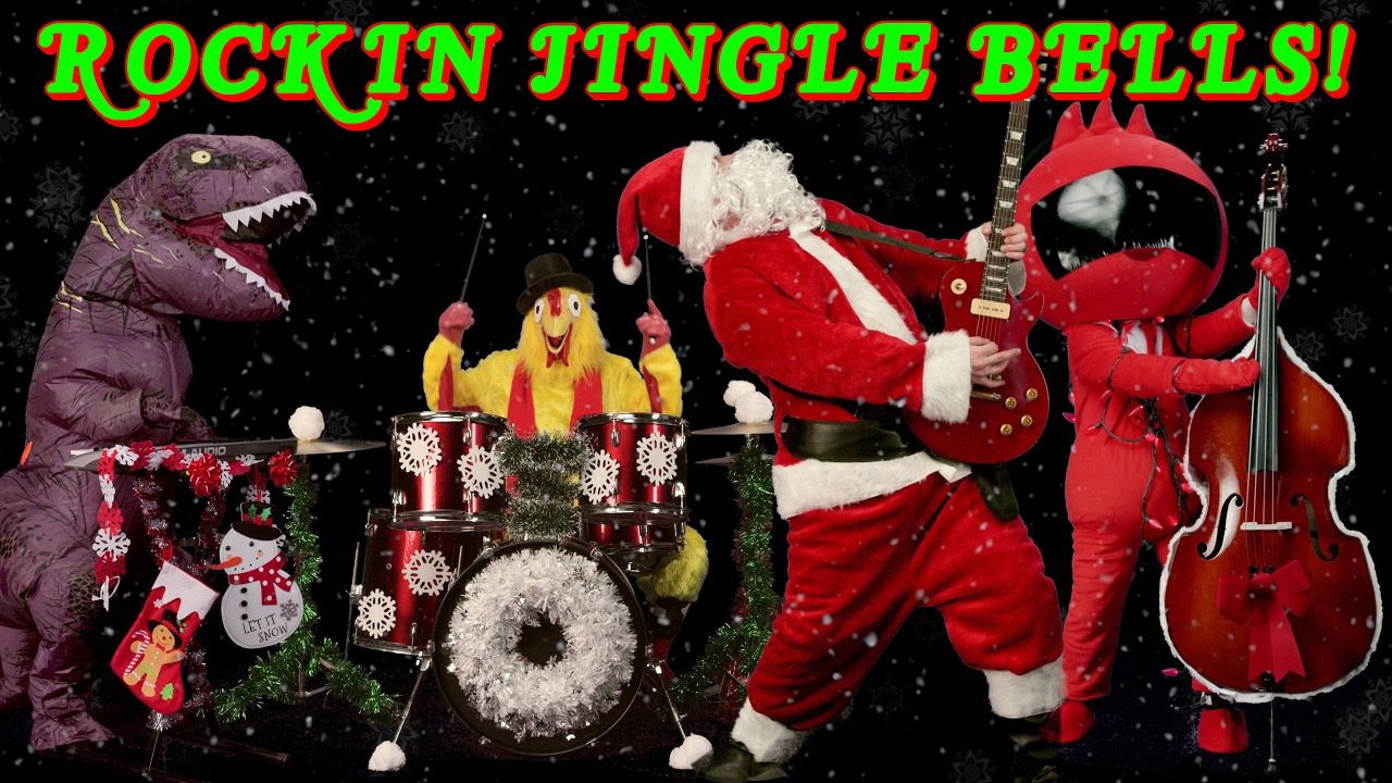 Jingle Bells | Fun Christmas Music | Fun Christmas Carols | by Mr Doug