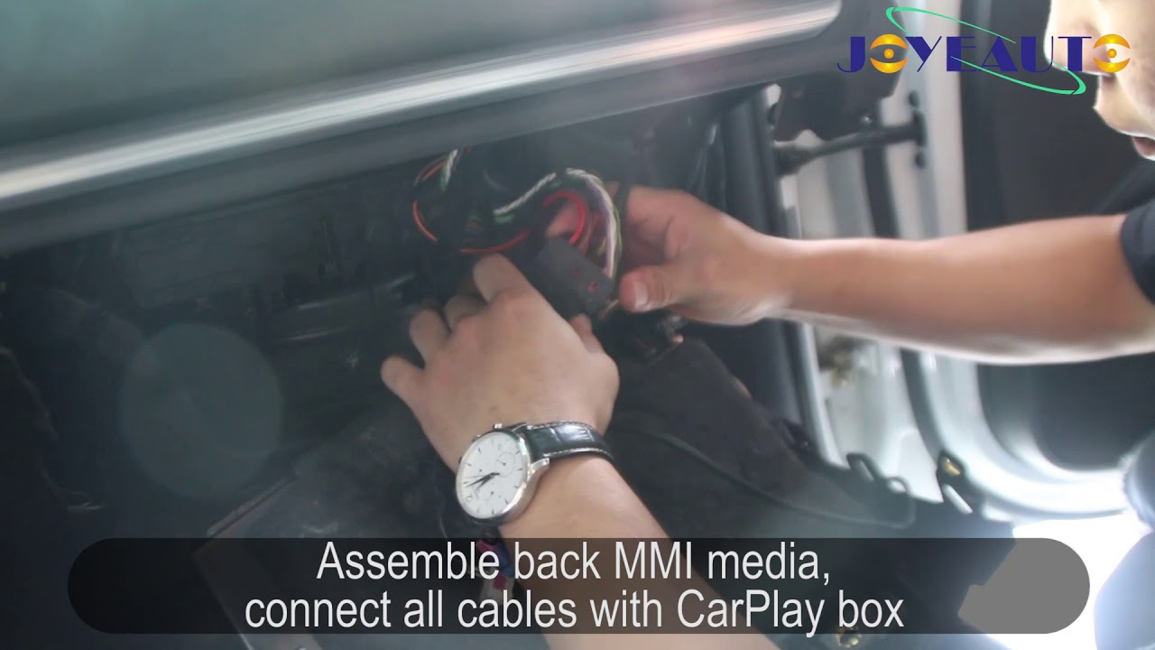 Installation Video DIY Audi A3 Wireless Apple CarPlay Upgrade with Front/Rear View Camera