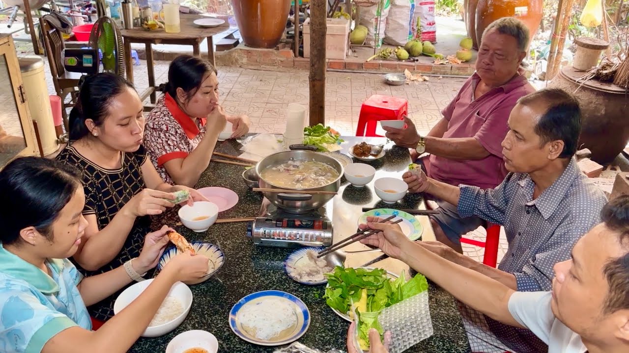 Làm Mứt Chùm Ruột Chua Ngọt Và Nồi Cá Nhúng Giấm Ngon Bá Cháy | MienTayVT
