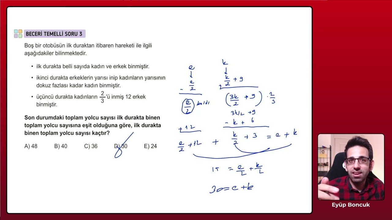 20 3 kesir problemleri beceri temelli sorular