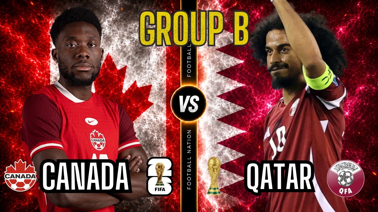 Canada vs Qatar - 2026 FIFA World Cup - Group B - Live Stream Color Radio Broadcast