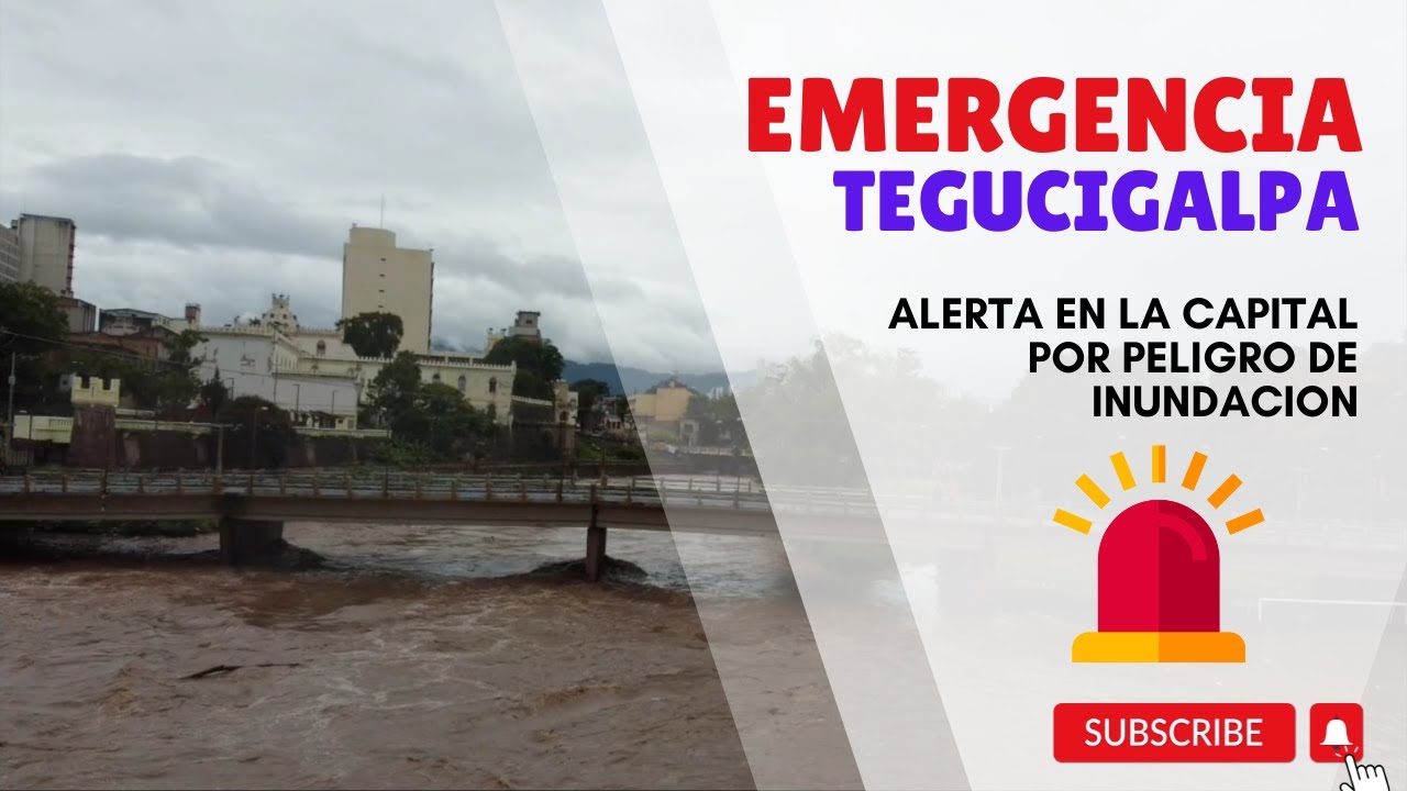 Alerta de Inundacion Rio Choluteca, Tegucigalpa y Comayaguela | Vistas Drone