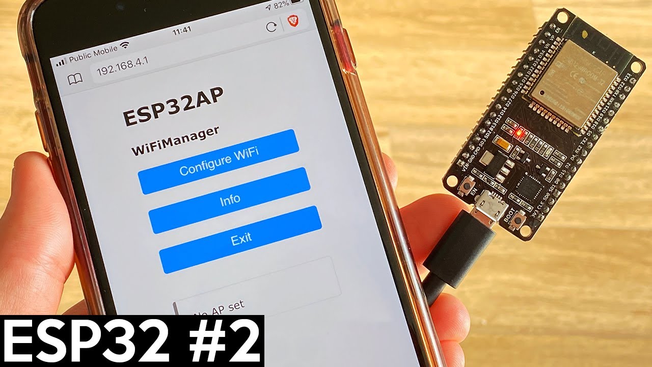 Tout savoir sur le WiFi avec l'ESP32 (avec et sans WiFiManager) [ESP32 #2]