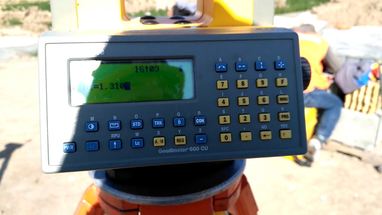 Instalar Estación Trimbre 3605 DR [Método: Estación conocida]