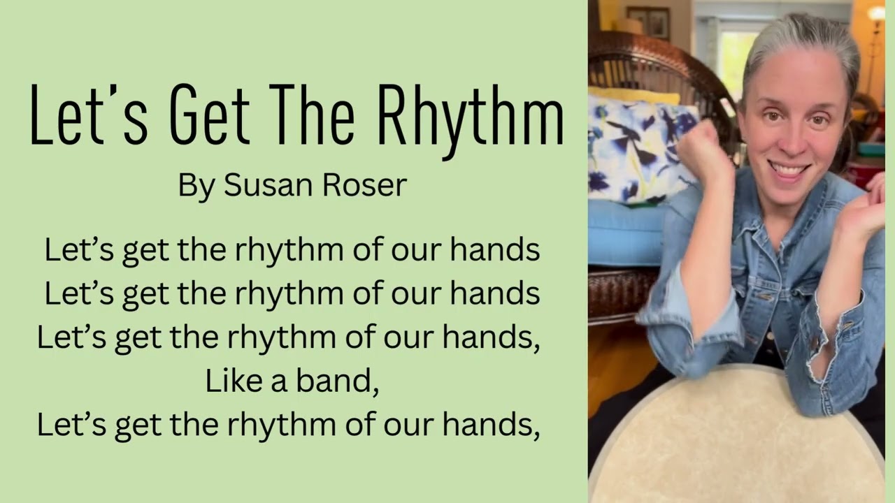 Let's Get The Rhythm | A Rhythm Rhyme For Toddlers & Preschoolers