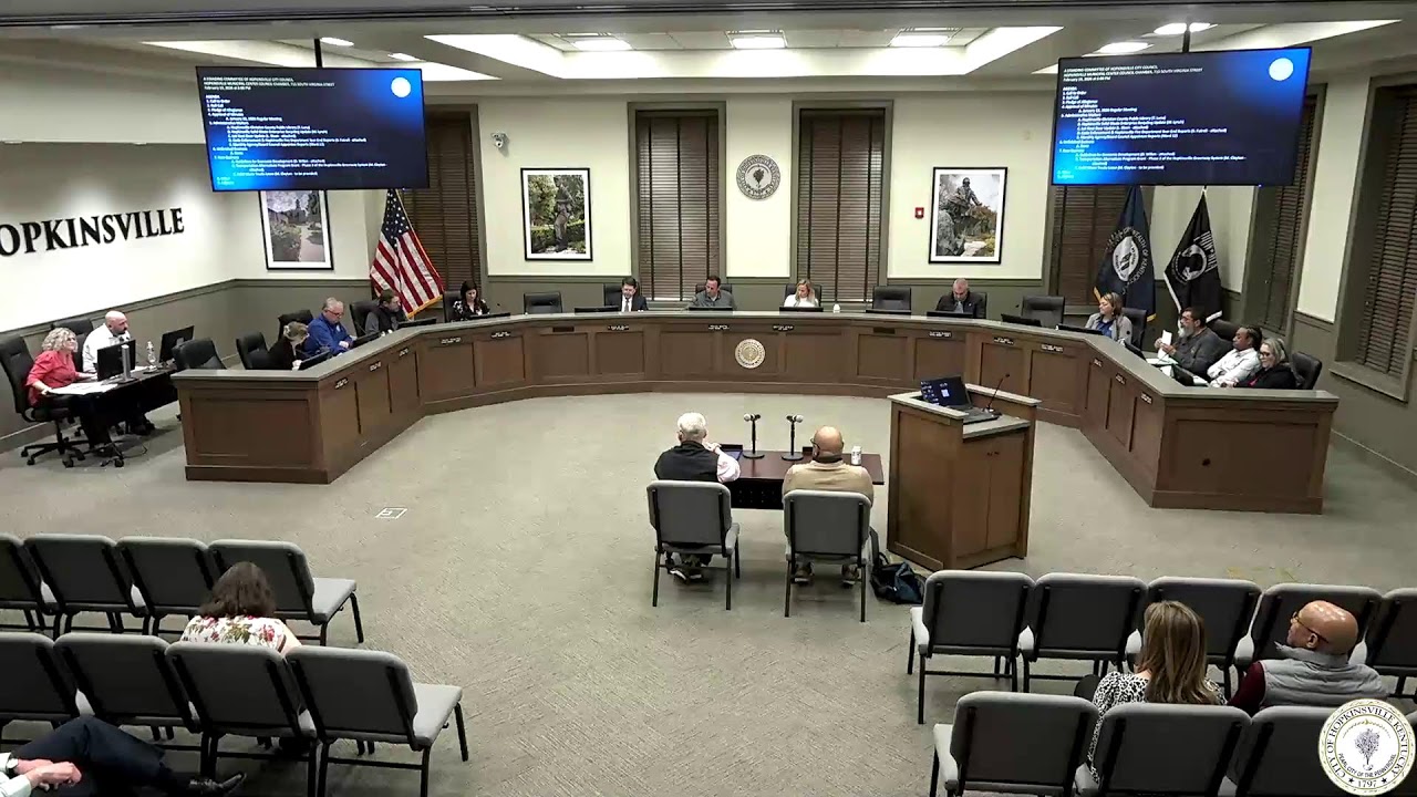 Hopkinsville Committee of the Whole Meeting - February 19, 2026