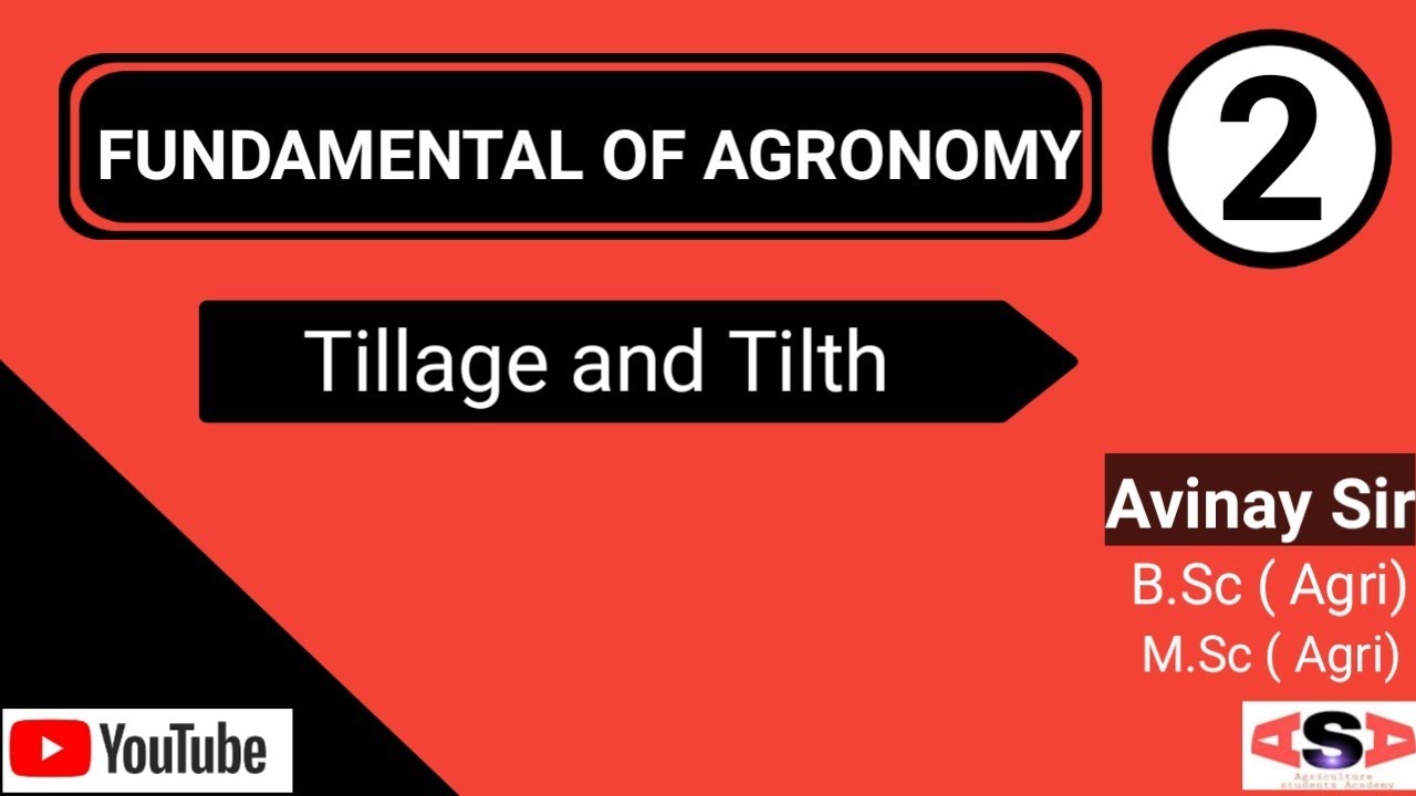 Tillage and Tilth