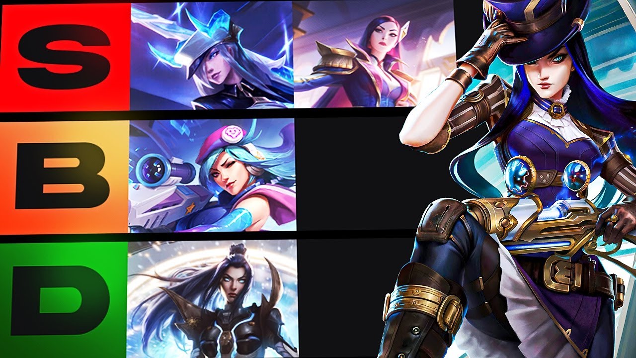 The BEST Caitlyn Skins to use ranked by xFSN Saber