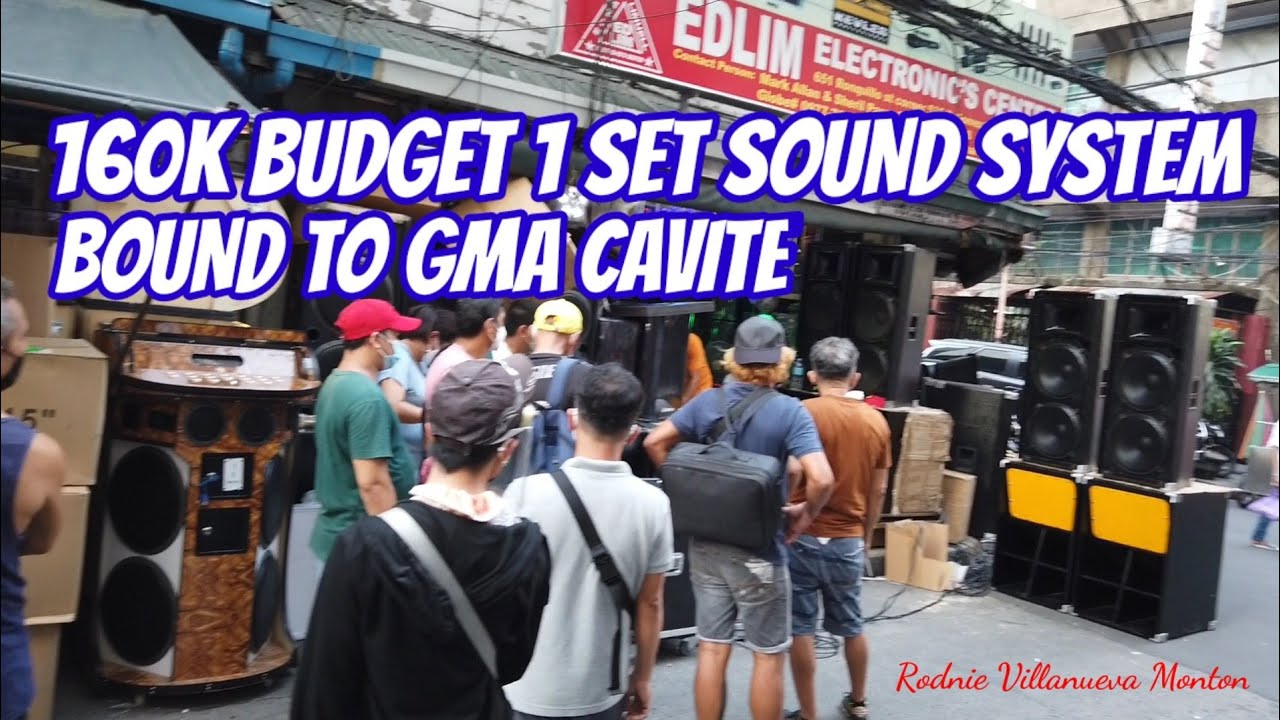 160K BUDGET 1 SET SOUND SYSTEM BOUND TO GMA CAVITE/MCV18 AND DUAL 15 ARRAY/LIVE PRO18 1000/LIVE PA15