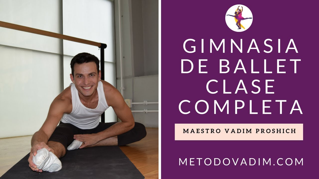 Gimnasia de ballet y estiramiento. Rutina diaria. Clase completa