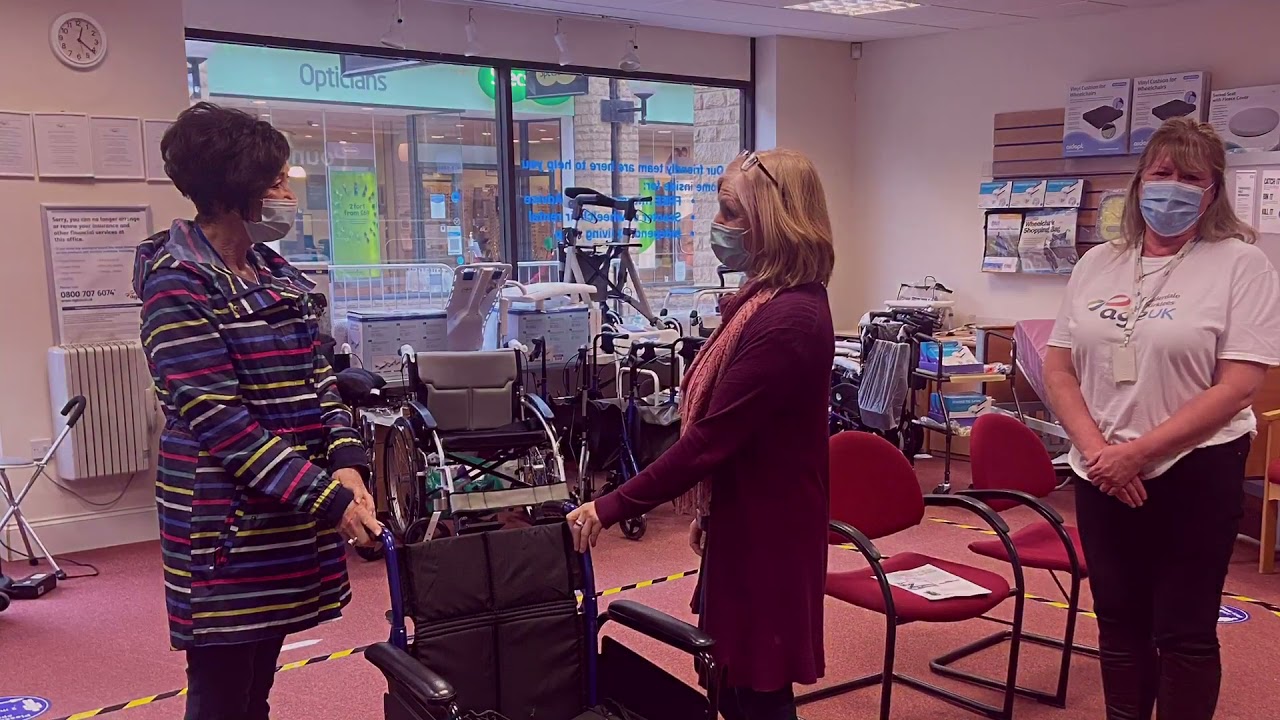 Age UK Calderdale & Kirklees Episode 2 Vlog - Shop mobility