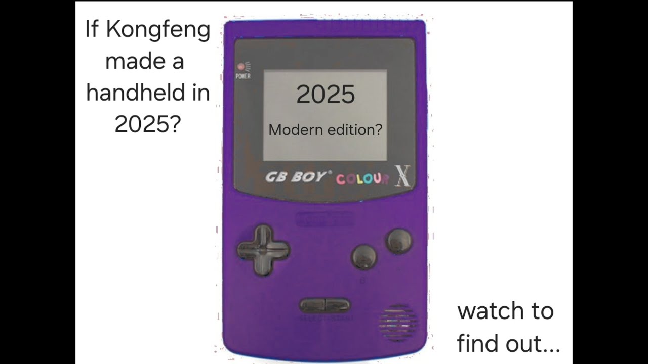 AI_Street23's Game handheld concepts - What if Kongfeng made a new handheld in 2025?
