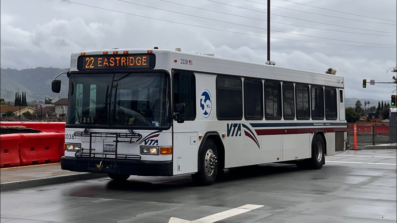 ⁴ᴷ⁶⁰ Only One Left | Santa Clara VTA 2002 Gillig Low Floor 40' #2038 on Route 22