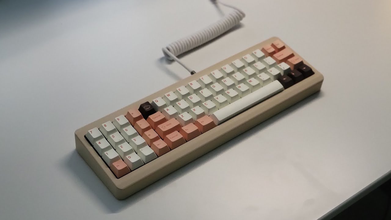 Candybar Keyboard with Pewter switches