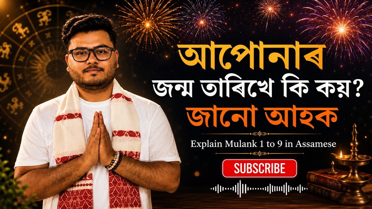 🔯 আপোনালোকৰ বিষয়ে কিছু কথা | মুলাঙ্ক ১ ৰ পৰা ৯লৈ ব্যাখ্যা | Explained in Assamese | Astro Bishwajit 