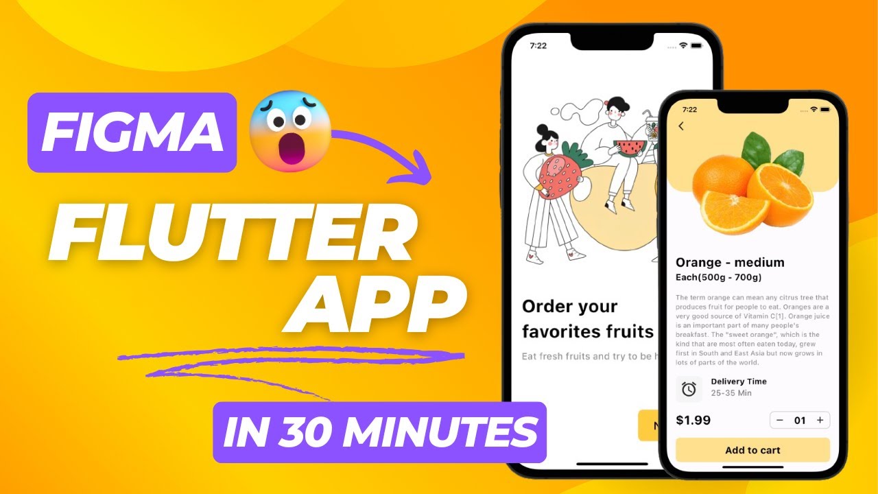 🚀📱 Convert Figma design to Flutter App in 30 min | Flutter Tutorial for Beginners 2024