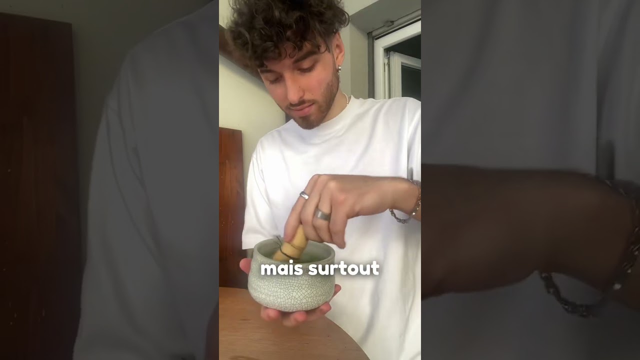 Как приготовить идеальный чай матча 💚🍵 #матча #матчаиты #матчалате