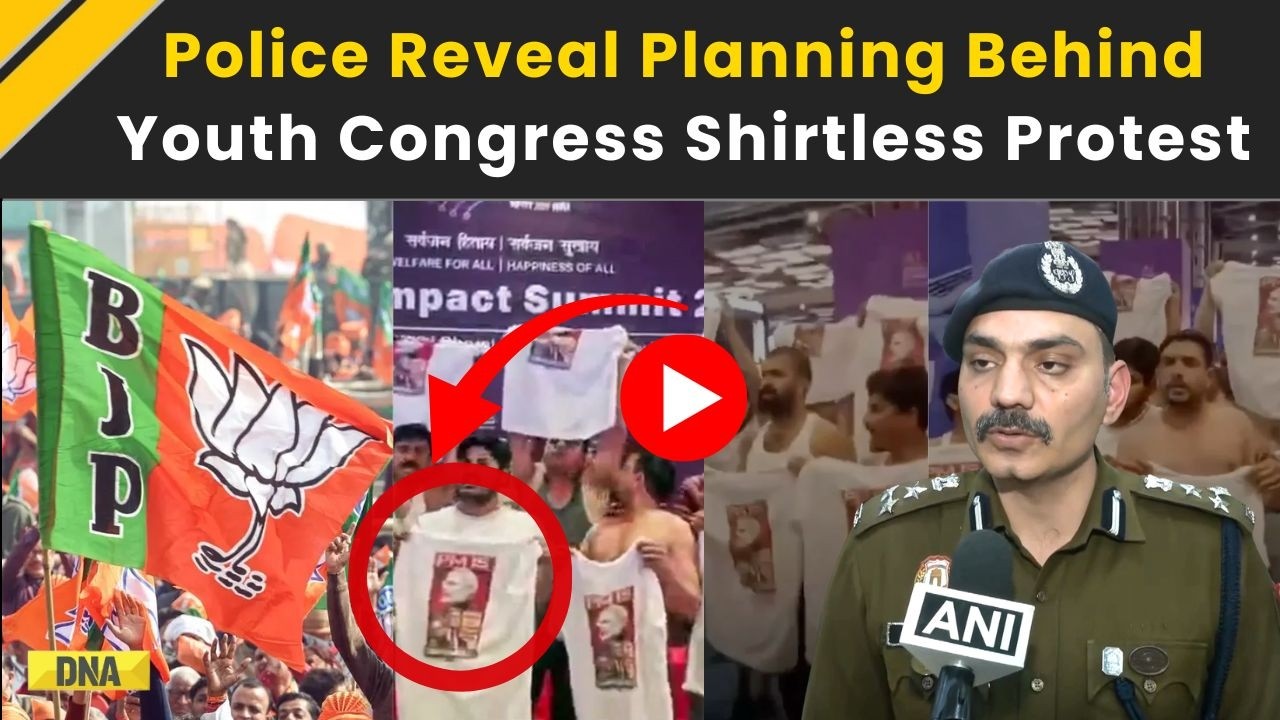 AI Summit: Police Disclose Planning Behind Youth Congress Shirtless Protest In Bharat Mandapam