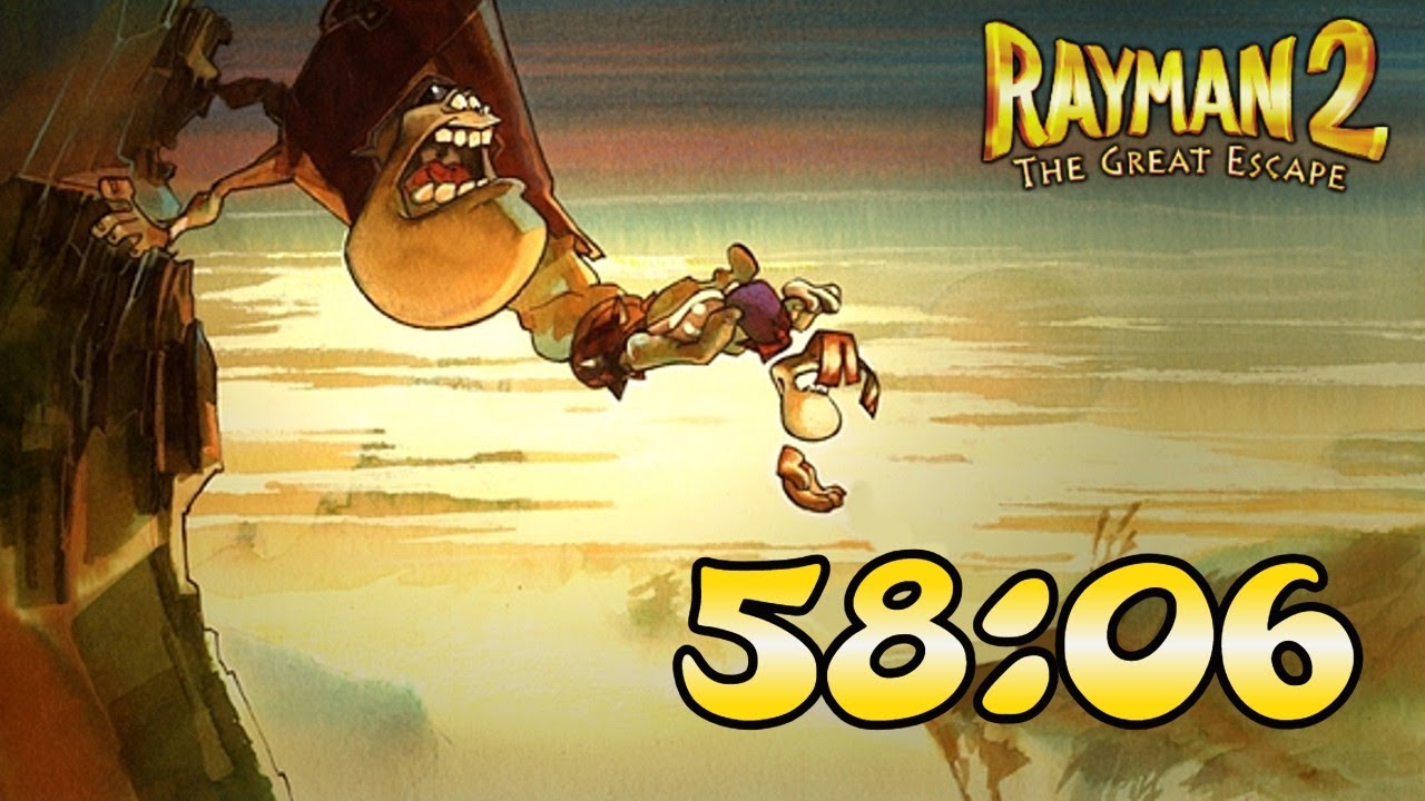Rayman 2: The Great Escape Any% Speedrun in 58:06