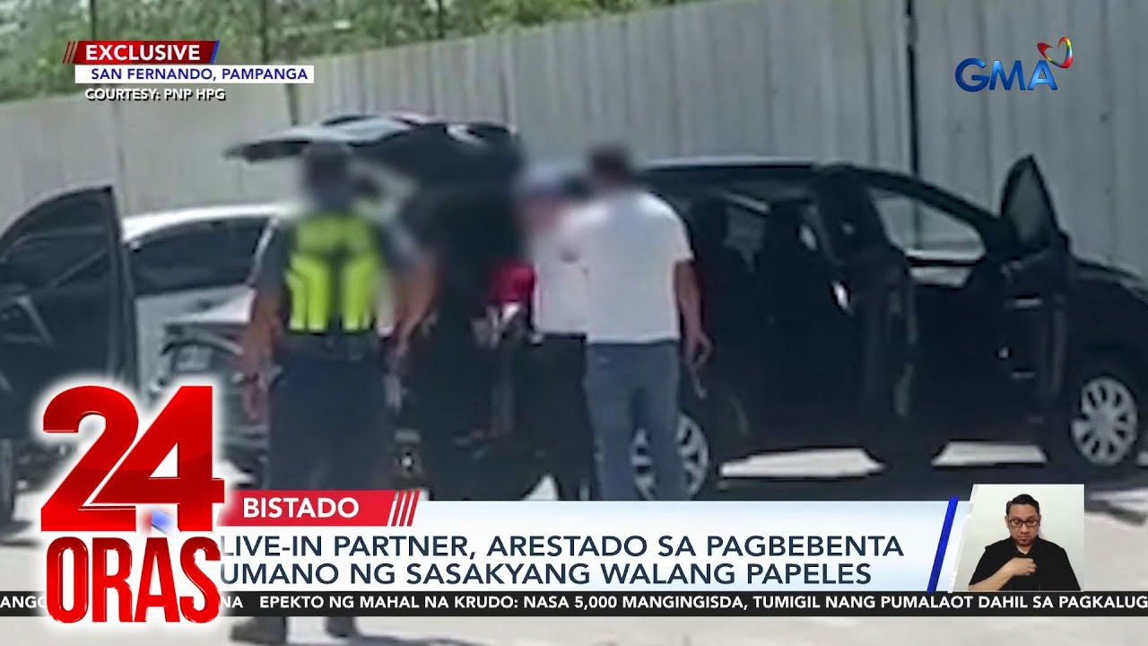 Live-in partner, arestado sa pagbebenta umano ng sasakyang walang papeles | 24 Oras