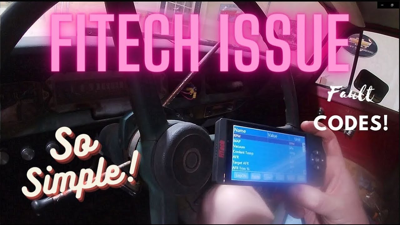 FiTech Issue Rough Running & Stalling Fault Codes   Plus Correction on Past FiTech Information