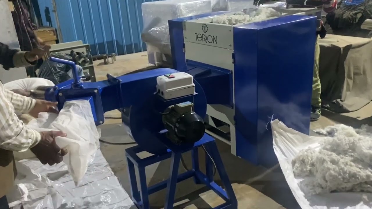 Pillow Filling Machine With Fiber Carding Machine (Compact size)