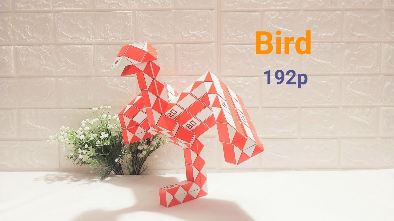 Magic Snake or Smiggle Snake Puzzle  192 Pieces - Birds