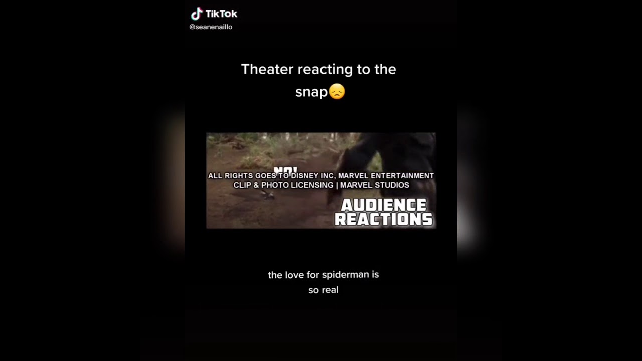 Audience reacts to Infinity War Ending