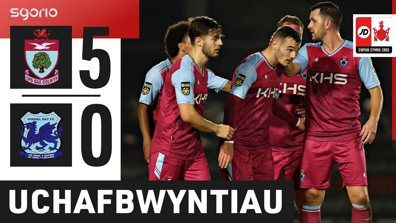 Uchafbwyntiau | Highlights: Bae Colwyn 5-0 Bae Cinmel | Cwpan Cymru JD