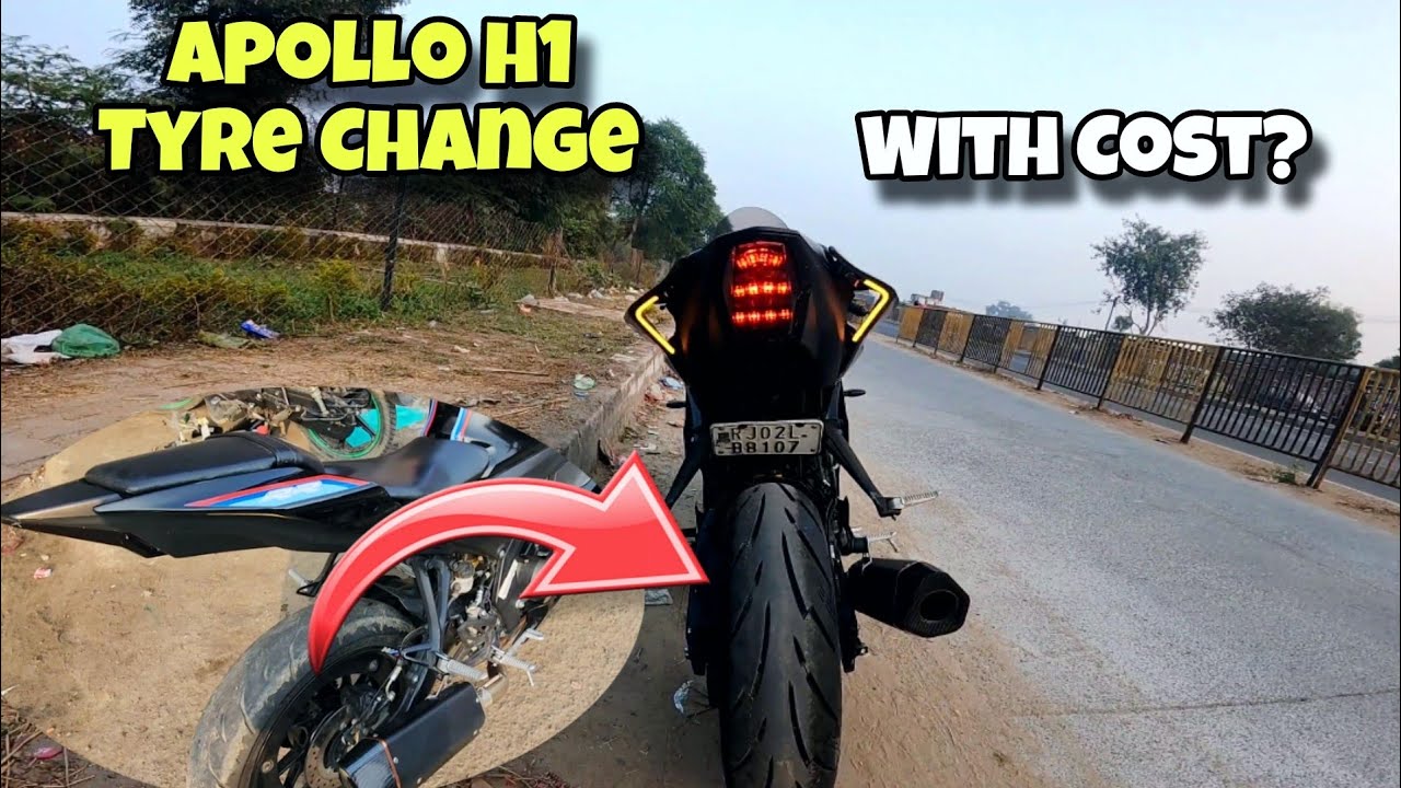 R15m Install Apollo alpha H1 Tyre 150/60R17