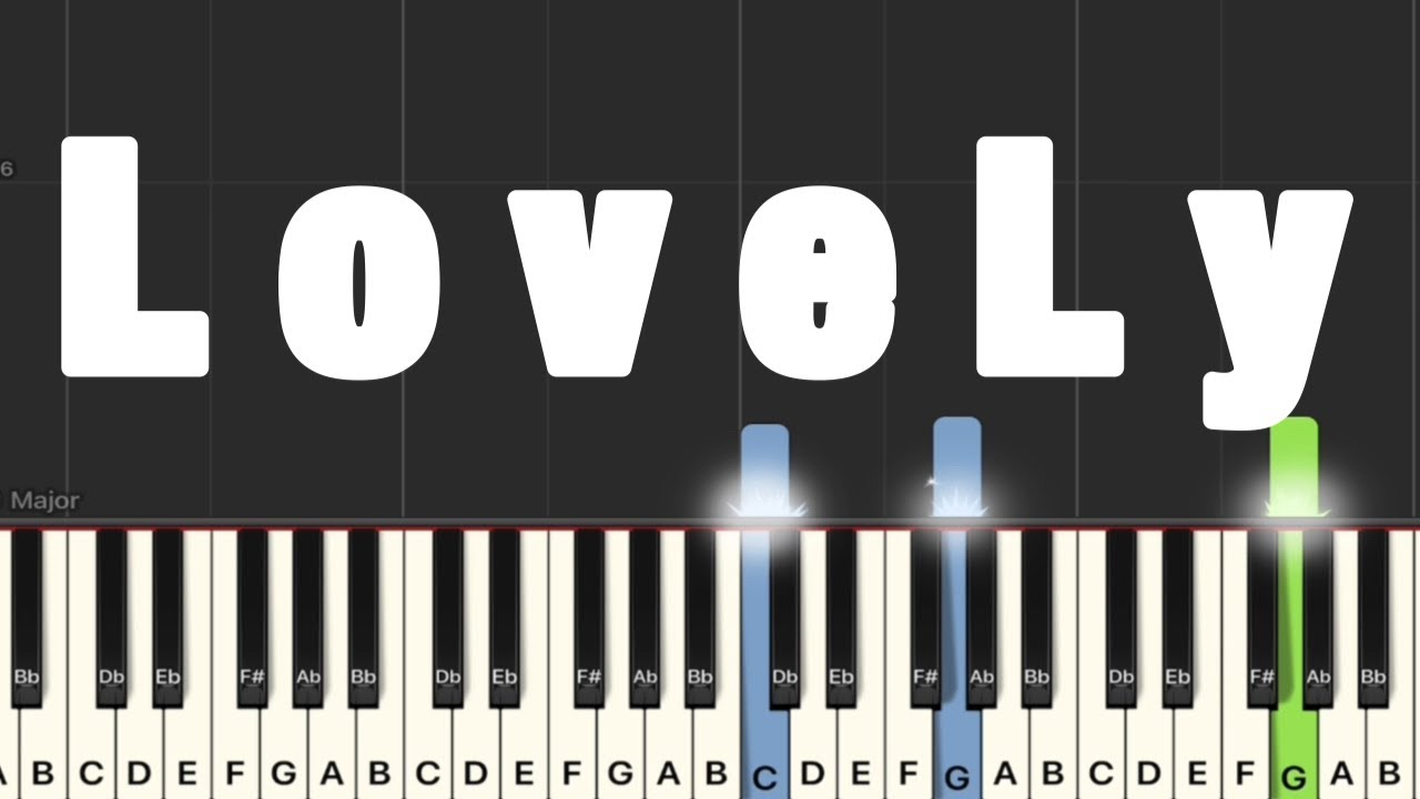 Billie Eilish, Khalid - lovely Piano Tutorial | Medium